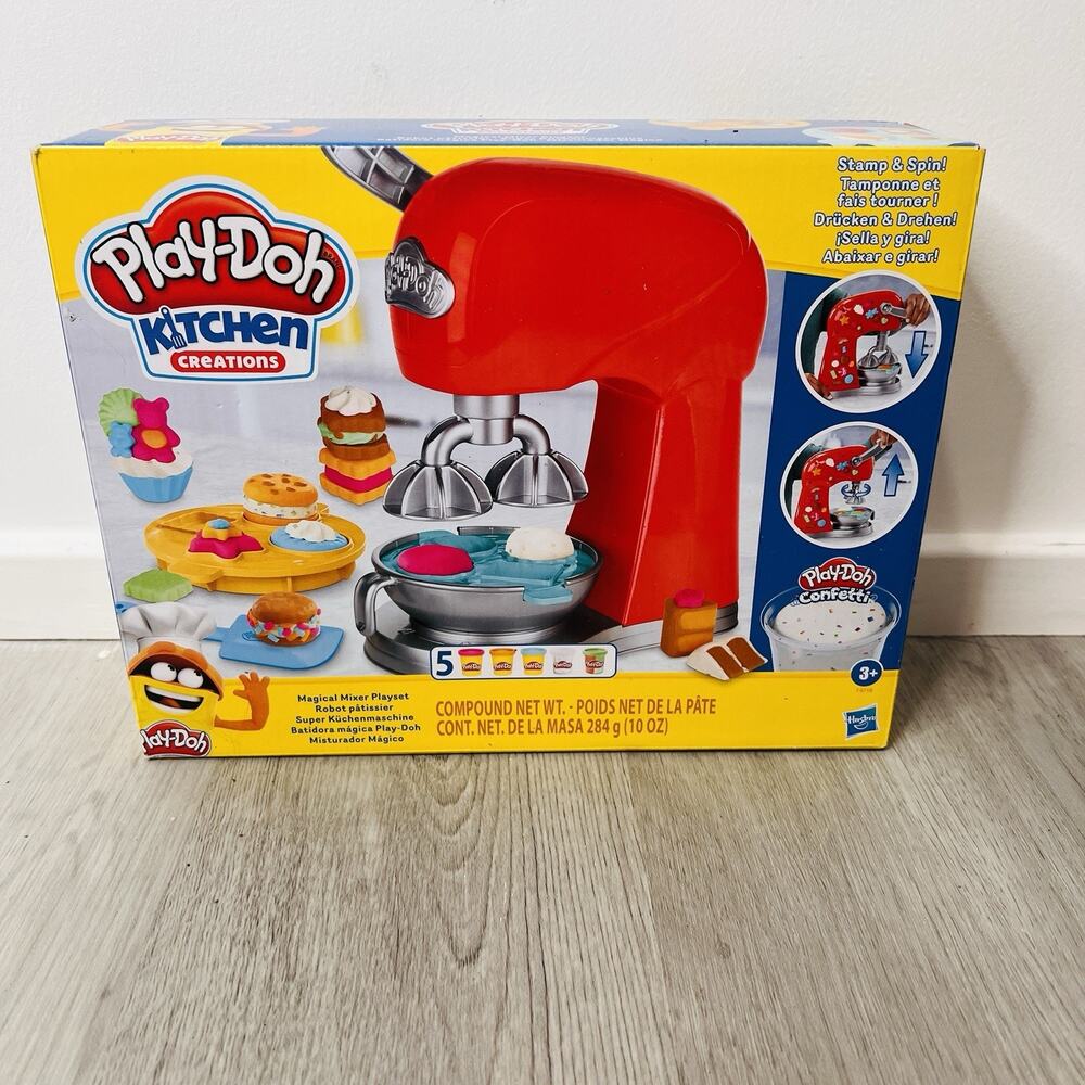 Play Doh Kitchen Creations Magical Mixer Playset for Kids Pretend Baking Fun